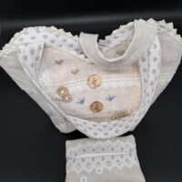 Vintagetäschchen "Trachtentasche Bauernleinen" – Bild 2