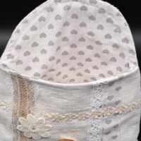 Vintagetäschchen weiße Blume