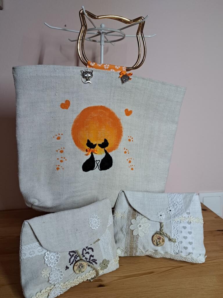 Vintage altes Leinen