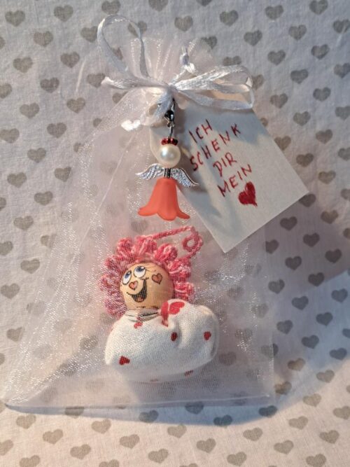 Lavendelpüppchen Liebe Herzstoff mit Lavendel gefüllt