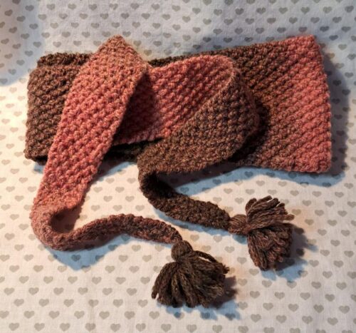 Schal Brownie mit einer wunderschönen Verlaufswolle gestrickt